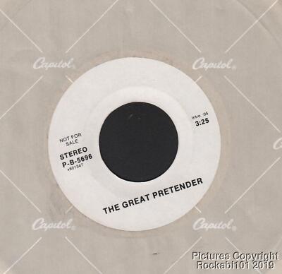 Hear 1987 Freddie Mercury White Label Test Press of The Great Pretender