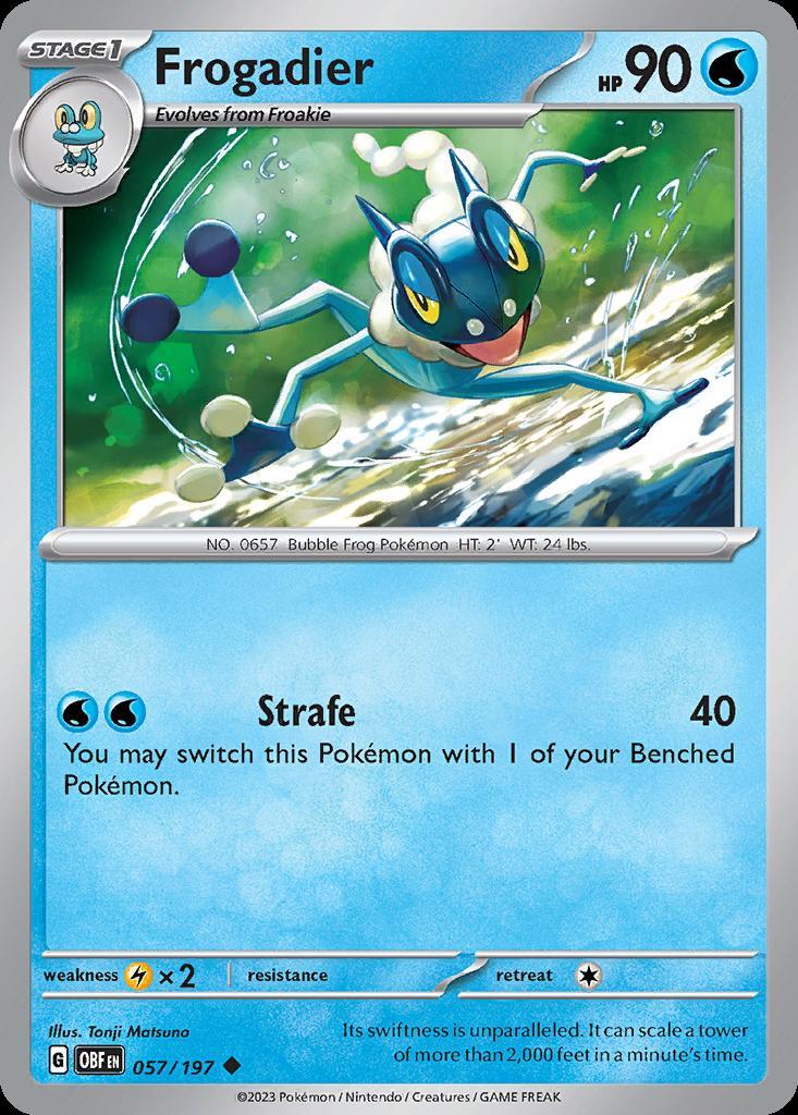 Pokemon Frogadier (57/234) Obsidian Flames LP