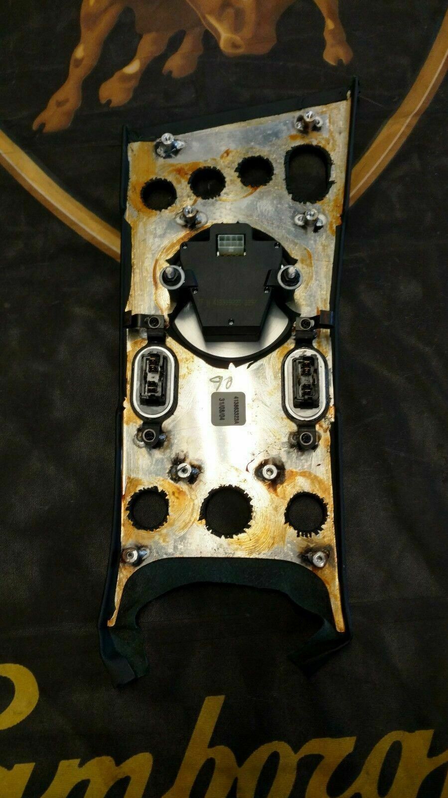 LAMBORGHINI MURCIELAGO INTERIOR CENTER CONSOLE CONTROL SWITCH OEM 413863323A 