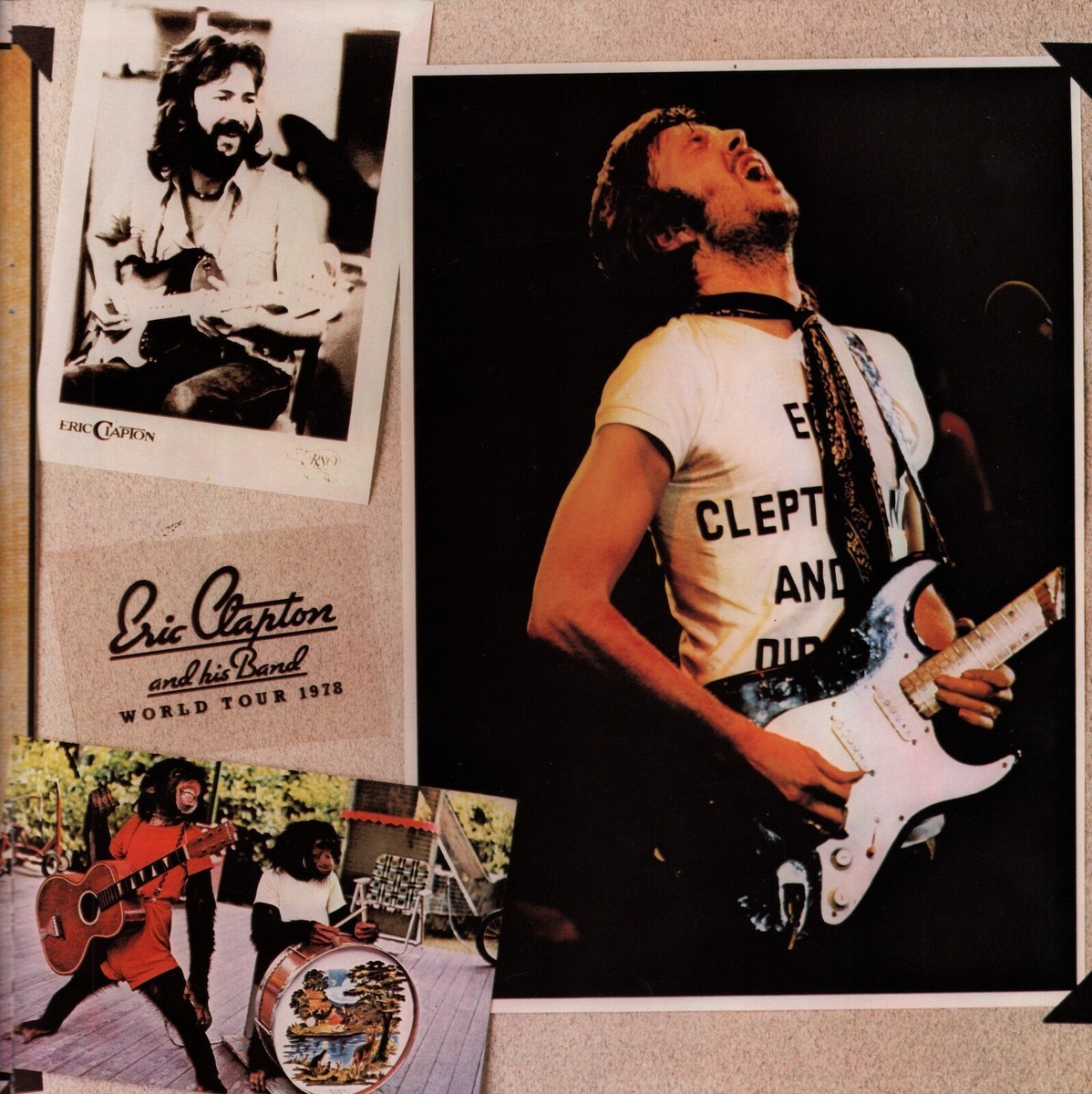 ERIC CLAPTON 1978 SLOWHAND NORTH AMERICAN TOUR CONCERT PROGRAM