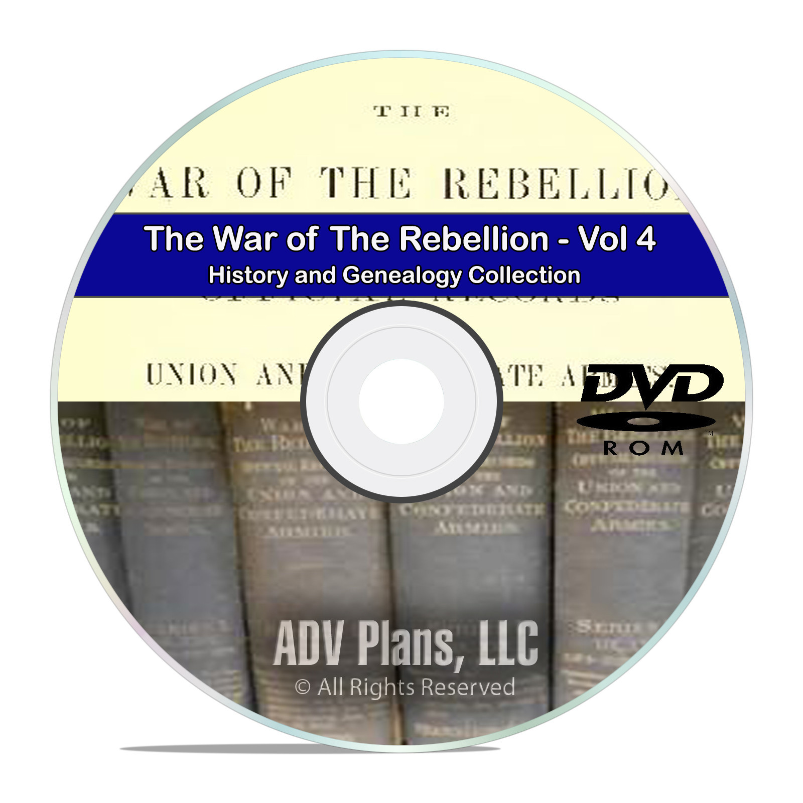The Civil War of the Rebellion, The Original History Books Volume 4 DVD CD