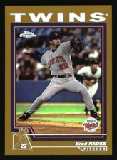 2004 Topps Chrome Gold Refractors #32 Brad Radke