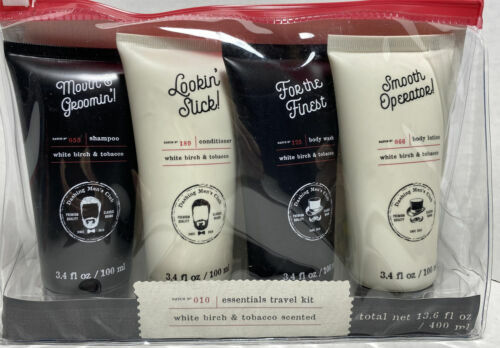 tri coastal design white birch and tobacco Tri-Costal Dashing Men's Club Shampoo, Conditioner, Body Wash &Lotion Set  New