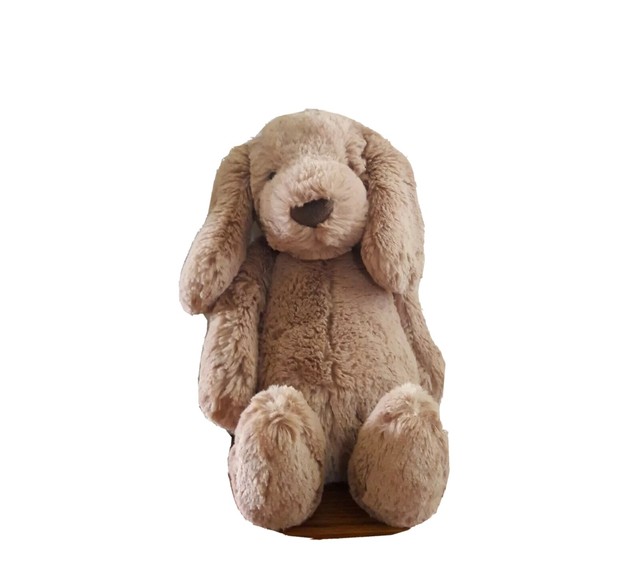 Jellycat London 12” Brown Bashful Toffee Puppy Dog Plush Soft Stuffed
