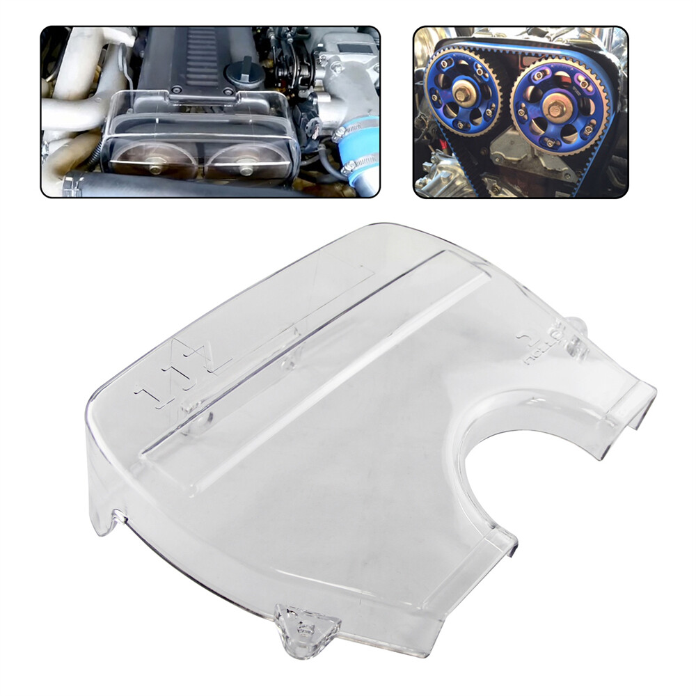 Clear Cam Timing Belt Cover For Toyota Supra Chaser Soarer Cresta