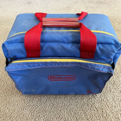 Vtg 1988 Original Nintendo NES Z Bag Console System Carrying Case Soft Sided