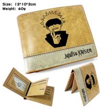 WALLET anime Jujutsu Kaisen Cosplay Custom PU short wallet colorful 2