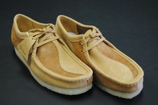  26175917 NEW MEN'S CLARKS WALLABEE TAN COMBINATION SHOES TAN KHAKI CL70