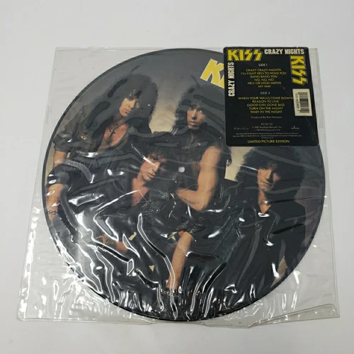 KISS "CRAZY NIGHTS" LIMITED EDITION VINYL PICTURE DISC 1987