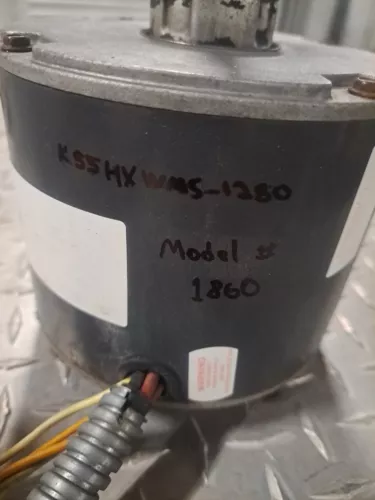 US Motors 1860 Condenser Fan Motor 1/4HP 1075rpm 220V K55HXWMS-1280 / Model 1860