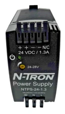 NTRON POWER SUPPLY NTPS-24-1.3 Output 24-28VDC 1.3AMP  INPUT 100-240VAC