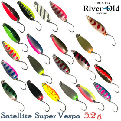 River Old Satellite Super Vespa 5.2 g Trout Spoon Assorted Colors