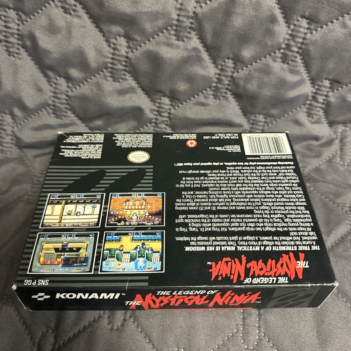 The Legend Of The Mystical Ninja * Snes Box Only * Super
