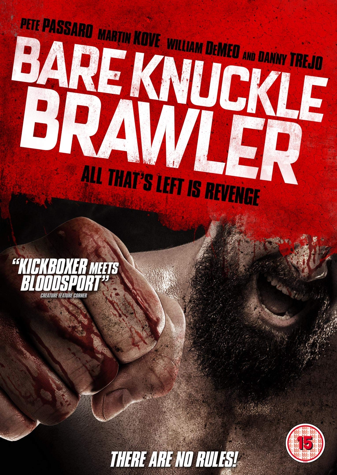 Bare Knuckle Brawler (DVD) Martin Kove Danny Trejo Deborah Twiss