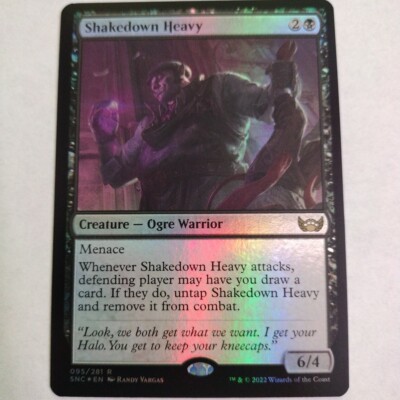 MTG SNC: Shakedown Heavy (Creature Ogre Warrior) 095/281 Regular Rare Foil
