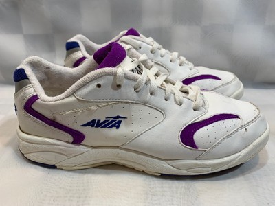 purple walking shoes