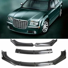 For Chrysler 300 300 C SRT8 Front Bumper Lip Splitter Spoiler Kit Carbon Fiber