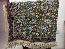 100 Organic Cotton 50"x70" Large Block Throw Blankets for Couch Adult Toddler