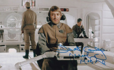 DERMOT CROWLEY signed Autogramm 20x30cm STAR WARS in Person autograph COA
