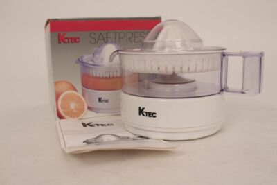 Saftpresse KTEC 0,5 L Staubschutzdeckel Wechselweiser 230V 50Hz 25W
