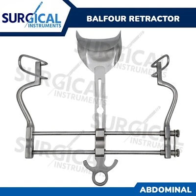 SURGINSTRUMENTS New Balfour Abdominal Retractor Surgical Instruments 7" Stainless German Grade
