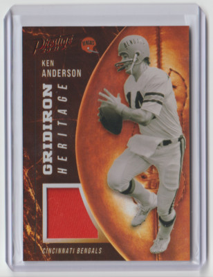 2021 Panini Prestige - Gridiron Heritage - Ken Anderson #GH-KA (Xtra Point Red) 