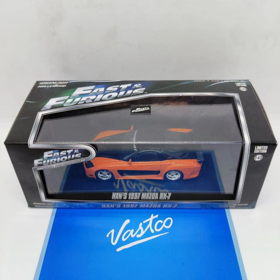 GreenLight 1:43 Fast & Furious Tokyo Drift (2006)  Han’s 1997 Mazda RX-7 #86212  - Image 2 of 4