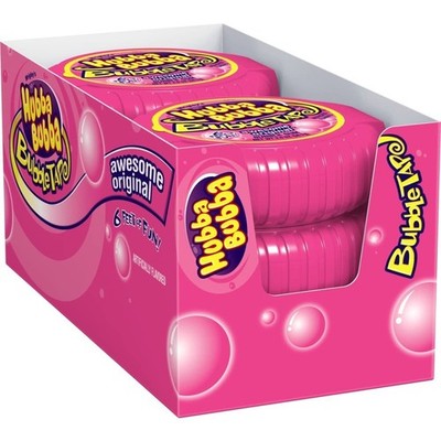 HUBBA BUBBA Bubble Gum Tape - Original Chewing Gum Bulk Pack, 2 oz, Pack of 6