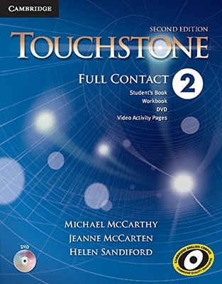 TOUCHSTONE LEVEL 2 FULL CONTACT By Michael Mccarthy & Jeanne Mccarten EXCELLENT