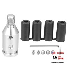 Gear Shift Knob Adapter Kit Universal with 4 Plastic Hoses Non Silver Tone