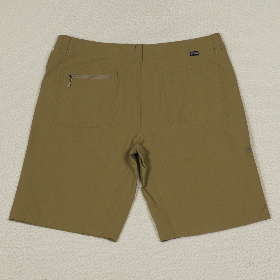 Pantalones Cortos Patagonia Quandary Para Hombre 38 Tostado Ceniza 12" Entrepierna Rendimiento Ajuste Estilo 57839 Foto 2 de 4