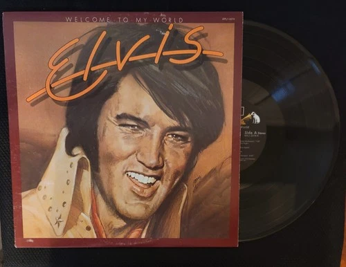 Welcome to My World [LP] Elvis Presley 1977 Vintage Vinyl Record APL1-2274 VG+