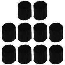 Beavorty Latch Hook Rug Yarn Set 10 Rolls Acrylic Craft 6X3.5cm, Black