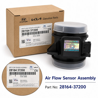 Air Flow Sensor Assembly MAF Sensor OEM Genuine 28164-37200 For Hyundai Kia