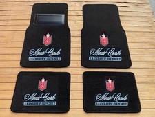 Fit For Monte Carlo Luxury sport Floor Mats Carpet black 4 pieces