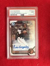 2022 Bowman - Chrome Prospect Autographs Luis Gonzalez #CPA-LG (AU, RC) Baseball