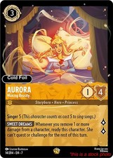 Aurora - Waking Beauty Lorcana TCG 7 - 14/204 Cold Foil
