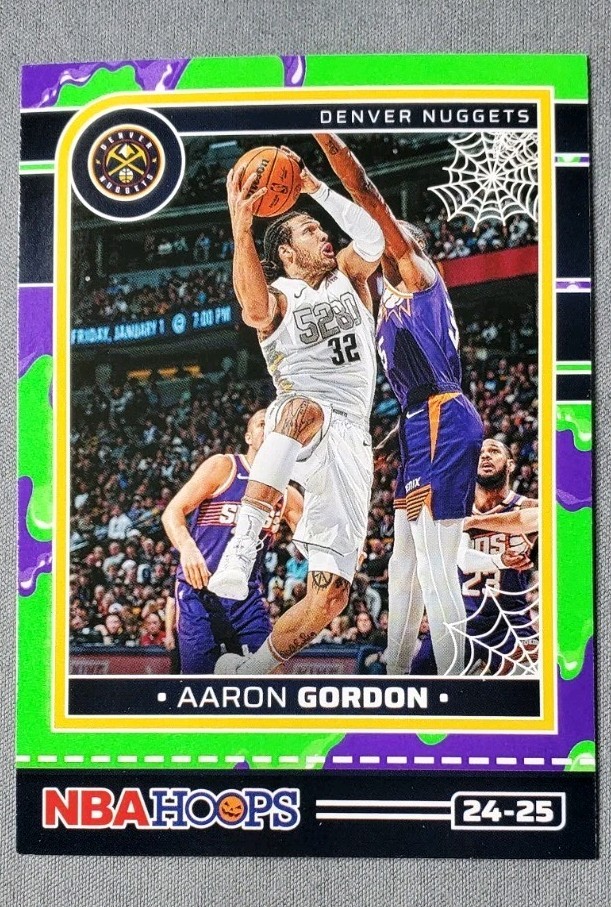 2024-25 Panini Haunted Hoops - Aaron Gordon, Aaron Gordon #24 Slime