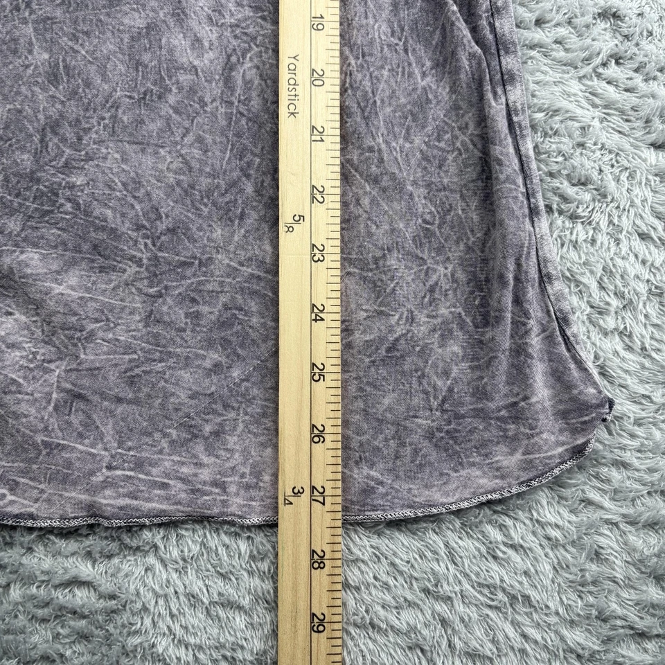 T вечеринки туника платье женщин маленький серый красный вышитый богемное длинным рукавом сделано в США - Изображение 2 из 4