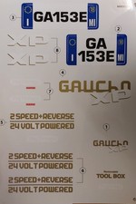 Kit adesivi per Peg Perego Gaucho XP