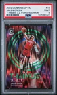 2022 Donruss Optic Basketball Green Shock Jalen Green #13 PSA 9