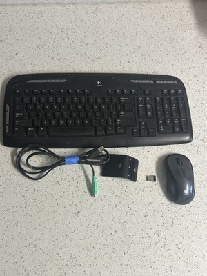 LOGITECH Cordless Desktop EX110 BLACK W Mouse Keyboard tested
