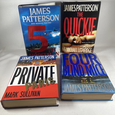 James Patterson Books, 5th Horseman,The Quickie, Private Paris, Four Blind Mice