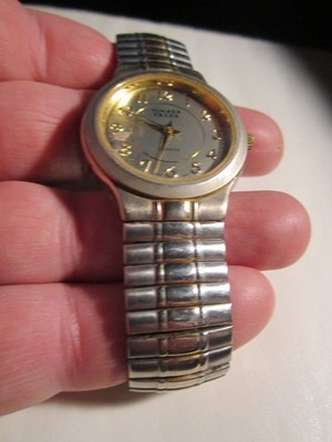 VINTGE TIMBER CREEK WATCH TWO TONE BAND - FITS UP TO 9'' WRIST-OFC-20