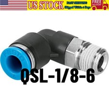 FESTO CORPORATON QSL-1/8-6 Push-in 90 deg Connector