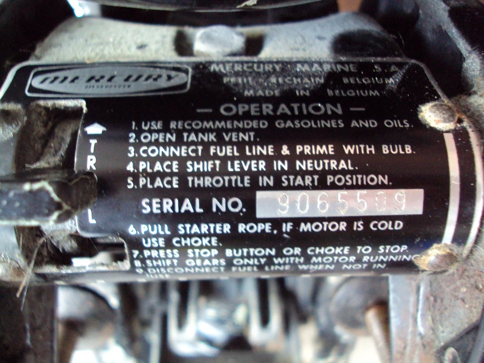 Mercury Thunderbolt Aussenborder 4 PS Normalschaft,USA ca 1974 - Bild 3 von 4