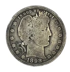 1898-O Barber Quarter  *BQ100