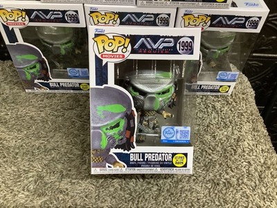 Funko POP! Alien vs Predator: Requiem- Bull Predator #1999 (Bloody/Glow) AE Excl