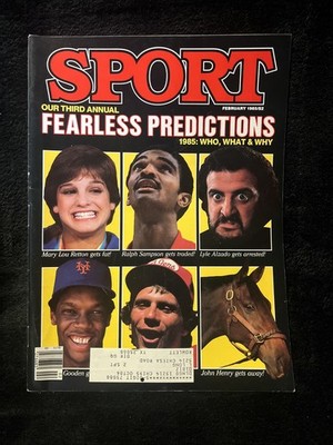 Vintage Sport Magazine February 1985 - Fearless Predictions Who What & Why