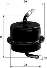 Filtre à carburant Subaru JUSTY